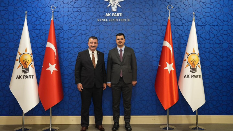 AK Parti Konak İlçe Başkanı Mehmet Sait Başdaş, AK Parti Genel Merkezini ziyaret etti