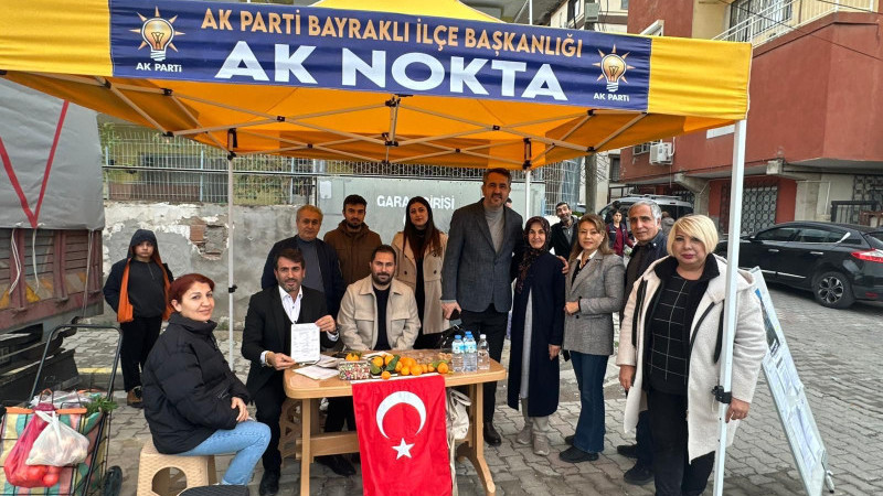 AK Parti İzmir İl Başkanlığı, üye sayısını artırmak için sahaya indi