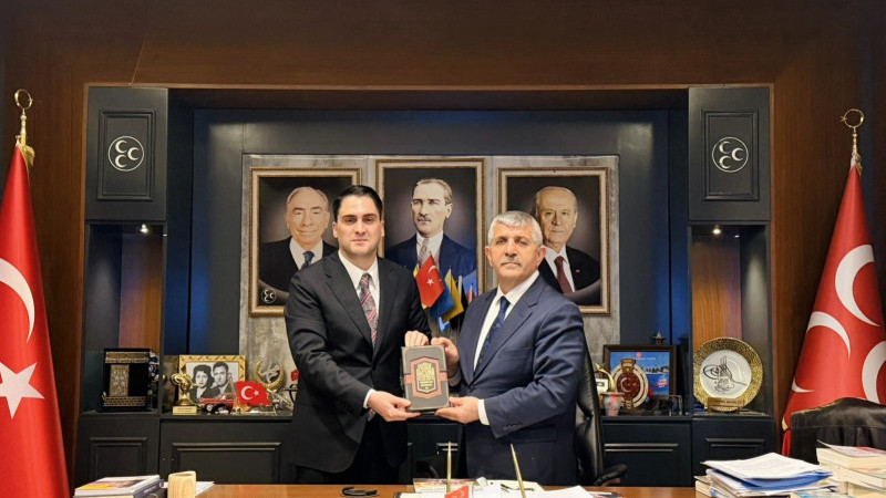 Ülkü Ocakları İzmir İl Başkanı Burak Kılıç’tan Veysel Şahin’e ziyaret