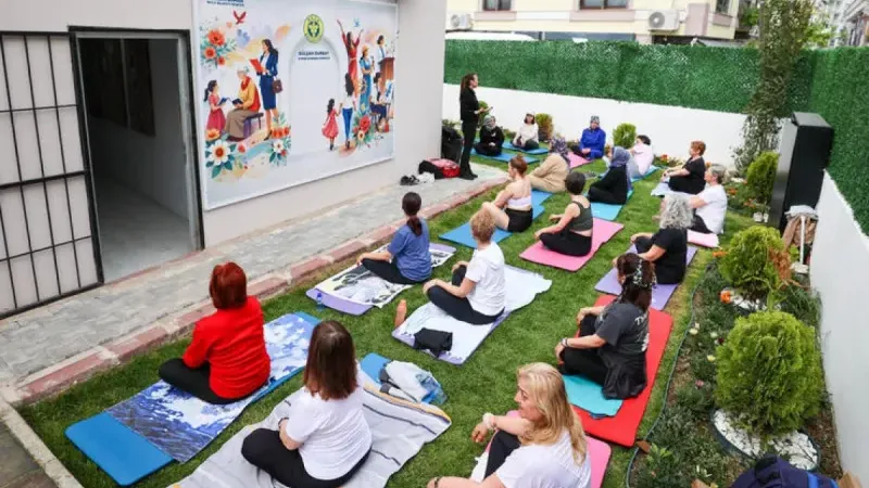 Bucalı kadınlar yoga ile güçleniyor